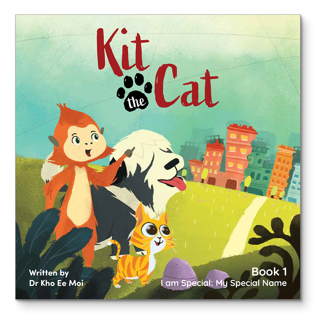 A new unnamed kitten in the neighbourhood acquires a name. Join Kit and his friends as they learn more about names and how they are special.